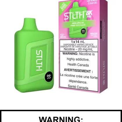 Green Apple Ice STLTH 8K Pro Disposable Vape