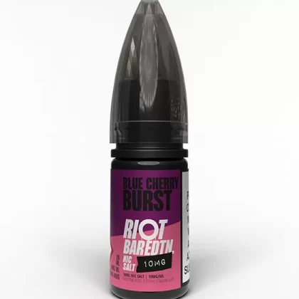 Blue Cherry Burst Nic Salt E-Liquid - Riot Bar Edition - 10mg - PG 60%