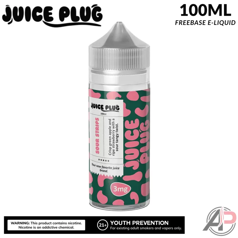 Juice Plug Sour Strips E-Liquid 100mL - Image 2