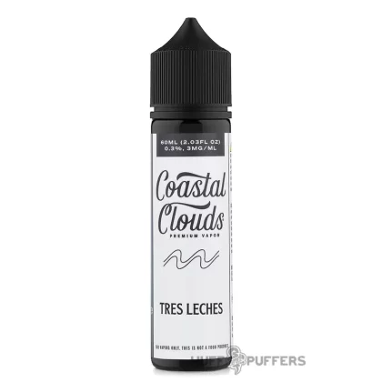 Coastal Clouds – Tres Leches 60mL - Nicotine Strength#0mg>3mg>6mg