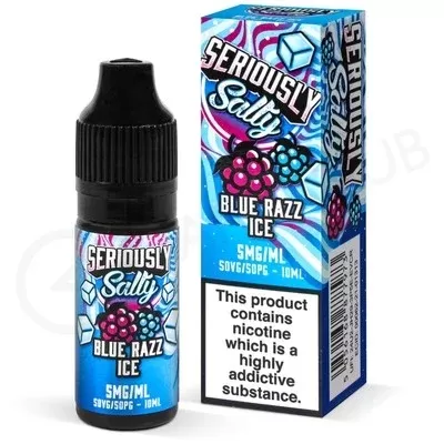 Blue Razz Ice E-Liquid by Seriously Salty - Ecigpremium