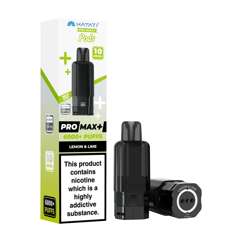 Lemon & Lime Hayati Pro Max+ Refill Pack - Vapeshop Co - Image 2
