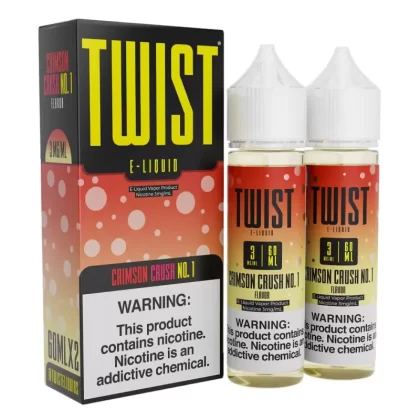 Twist e-Liquids Crimson Crush No. 1 eJuice - 120mL (2x60mL); Vape Product, Vape Product (B49447)