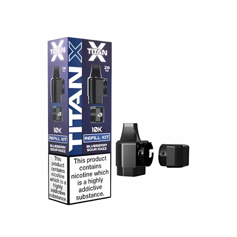 Titan X Prefilled Pods - Blue Raspberry - Image 3