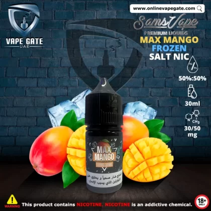 Frozen Max Mango Saltnic 30ml - Sam Vapes - 30 mg / 30 ml