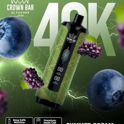 Al Fakher Crown Bar Mega Max 40K - Crownbar Vape (0B2B19)