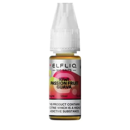 Elfliq Kiwi Passionfruit Guava Nic Salt E-Liquid - Vape Product, Vape Product