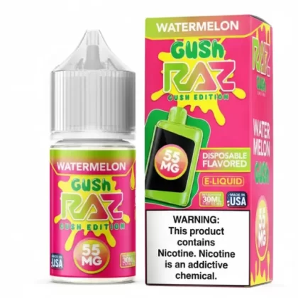 Watermelon Gush – Pod Juice Salts x RAZ E-Liquid – 30mL