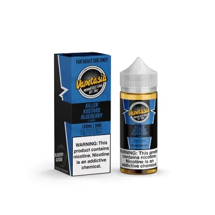 Vapetasia Killer Kustard Blueberry 100ml Vape Juice - Eightvape
