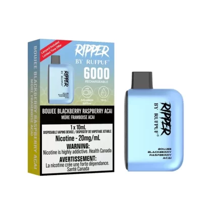 RUFPUF Ripper 6000 Disposable – Boujee Blackberry Raspberry Acai