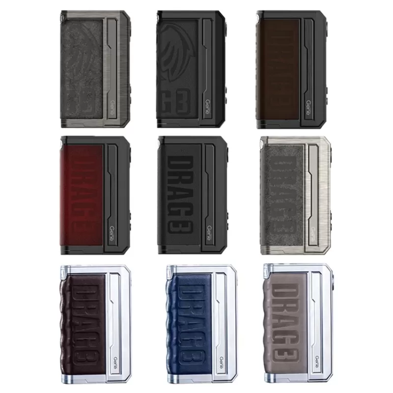 VOOPOO DRAG 3 TC Box MOD 177W - Silver Coffee Brown