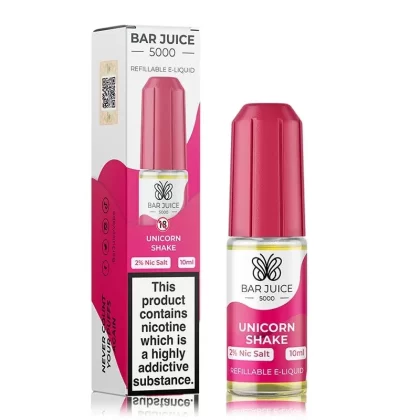 Unicorn Shake By Bar Juice 5000 Salt 10ml - Nicotine Strength#10mg (Salt)>20mg (Salt)