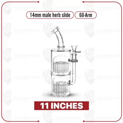 Pulsar 60-Arm Glass Water Pipe - Thevapersworld