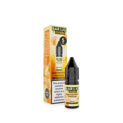 Zeus Juice Bar Liq Sour Pineapple Tangerine Nic Salt E-Liquid 10ml - 5mg