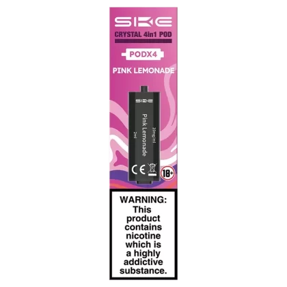 PINK LEMONADE – SKE CRYSTAL 4IN1 PODS – PACK OF 4