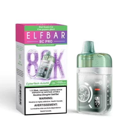 Elf Bar BC Pro 80K Disposable Vape – Kiwi Guava Ice