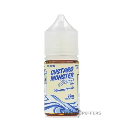 Custard Monster Swirl Edition Salt – Blueberry Vanilla 30mL - Nicotine Strength#24mg>48mg