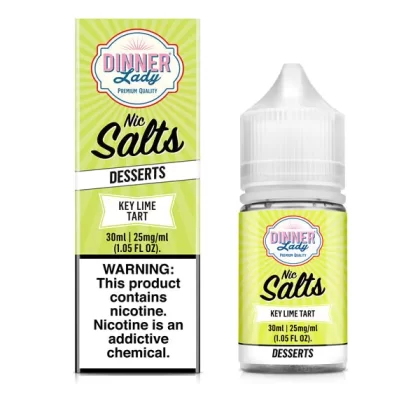 Dinner Lady Key Lime Tart TFN 30mL Salt Nicotine Vape Juice - 50MG