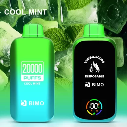 BIMO Turbo 20000 Puffs – Cool Mint - Ozvapeone