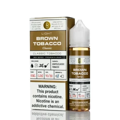 BSX Vapor E-Liquid - Brown Tobacco - 60ml - 3mg