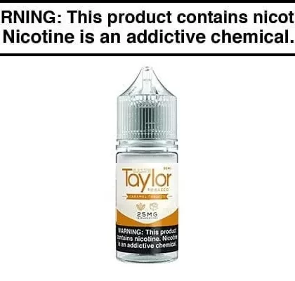 CARAMEL TOBACCO BY TAYLOR SALTS 30ML - Vapejuice