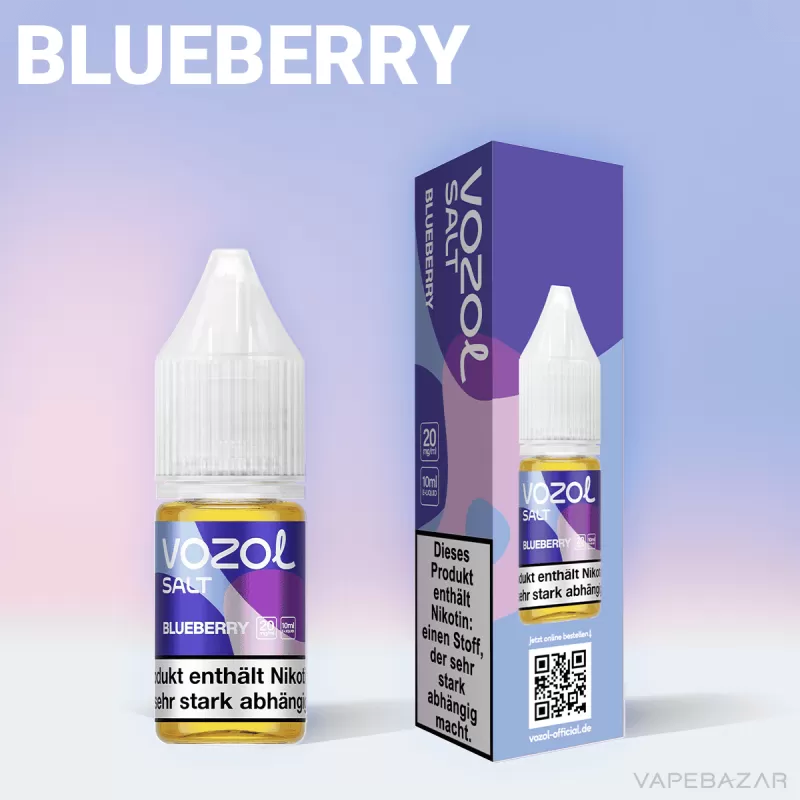Vozol Liquid – Blueberry - Vapebazar - Image 2