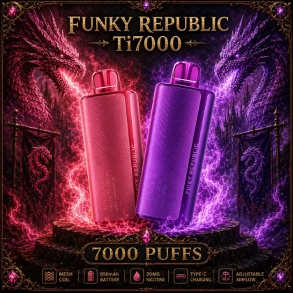 Funky Republic Ti7000 - Cinnamon Funnel Cake (BLK Series)
