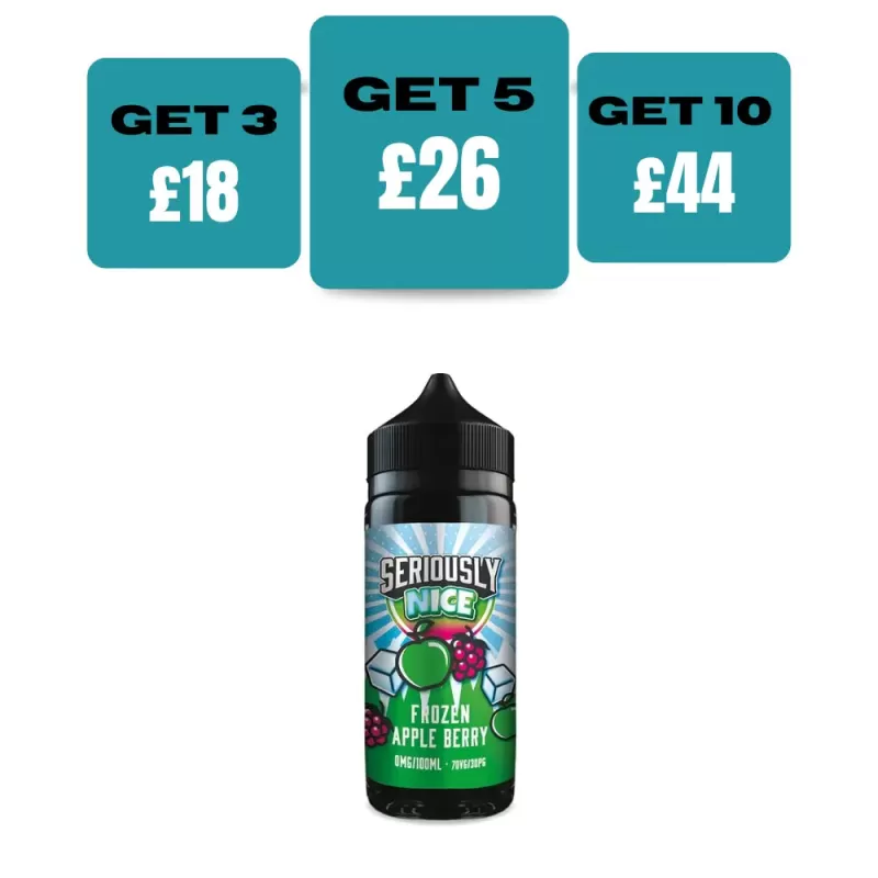 Seriously Nice 100ml Shortfill - Ice N Berg