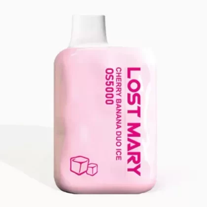 LOST MARY OS5000 Disposable Vape – Cherry Banana DUO Ice (NEW!)
