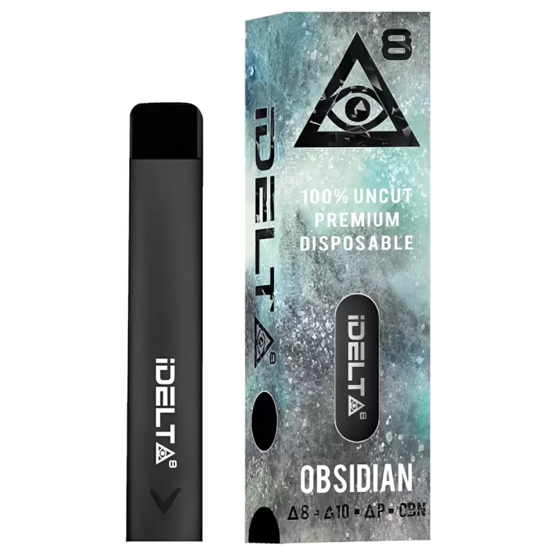 iDELTA8 Obsidian Blend Disposable | Delta 8 | THCP | Delta10 | CBN - Obs-615021; Blackberry Kush, Blue Dream; Silver - 30mg THC-P, Gold - 70mg THC-P