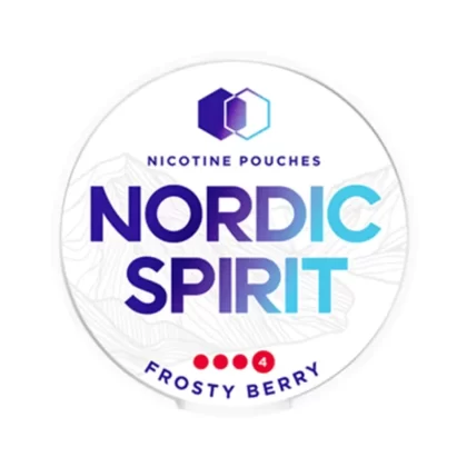 Nordic Spirit Nicotine Pouches – Frosty Berry - Strength#9mg Strong>11mg Extra Strong