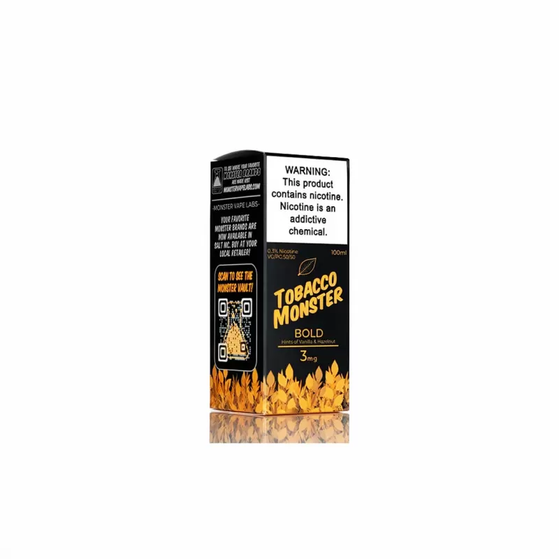 Tobacco Monster Bold – Rich Full-Bodied Vape Juice 100mL - Image 3