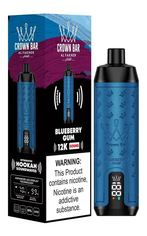 Al Fakher 12000 Puffs – Shisha Hookah Vape – Blueberry C - Please Select One#Ontario