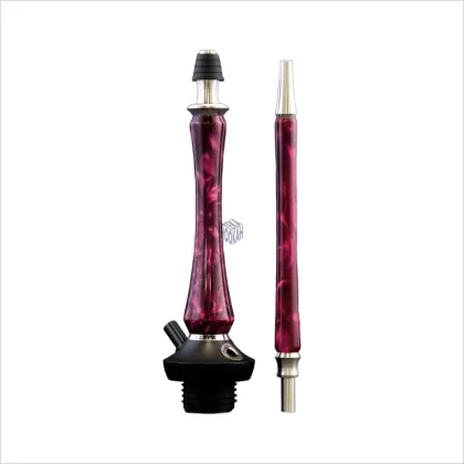Shisha Union Hookah Sleek Acryl Purple Red - Union Hookah / Uszczelka / Talerzyk / Ustnik / Akryl / Fioletowy