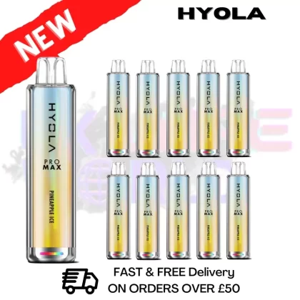 Pineapple Ice Hyola Pro Max 8000 Puff Box Of 10