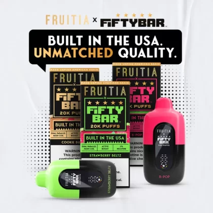 FRUTIA x FIFTY BAR 20K Puff Disposable Device - 20000 Puffs