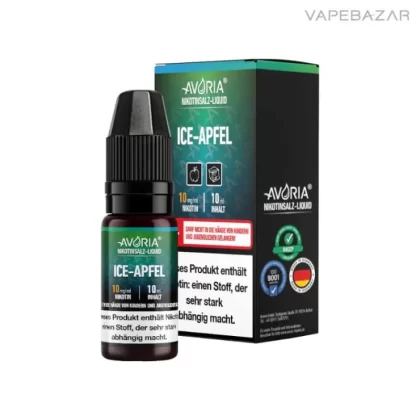Avoria Nikotinsalz Liquid – Ice Apfel - Vapebazar