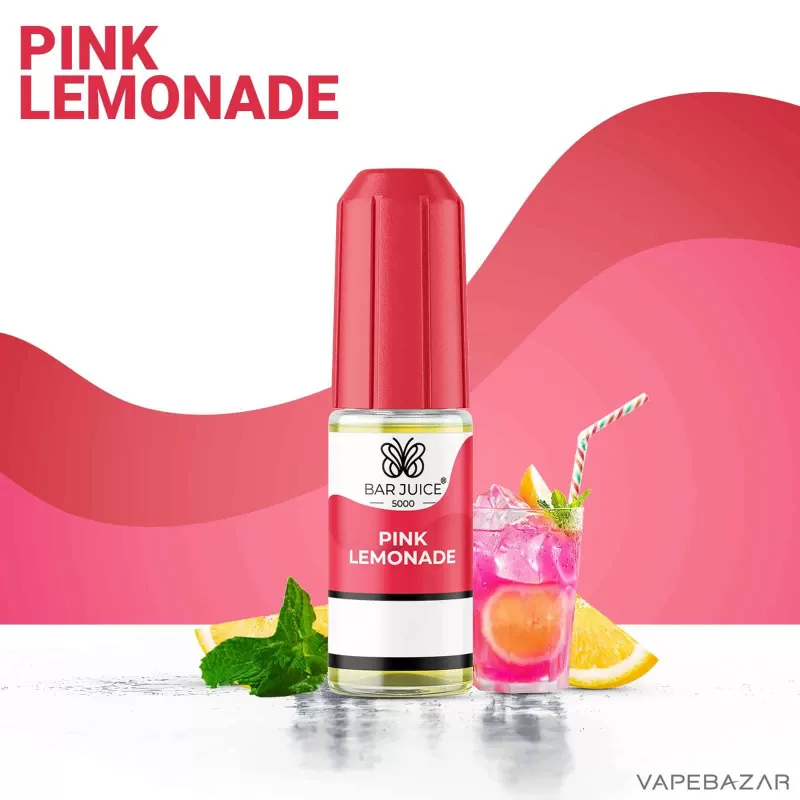 Bar Juice 5000 Nic Salt – Pink Lemonade - 10mg/ml, 20mg/ml; Propylenglykol, Glycerin