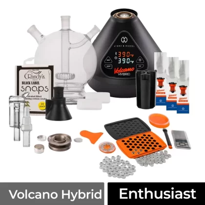 Volcano Hybrid Enthusiast Vaporizer Kit - Color#Onyx>Silver (Original)