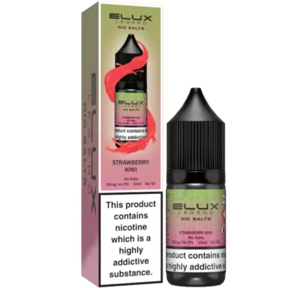 Strawberry Kiwi Nic Salt E-Liquid Legend Series by ELUX (10ml) - Vapekit Co