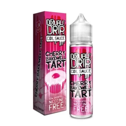 Cherry Bakewell Tart E-Liquid by Double Drip – 0mg 50ml