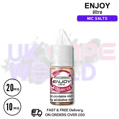 Cherry ICE Enjoy Ultra 9000 9K Nic Salt 10ML eLiquid