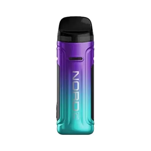 SMOK Nord C 50W Pod System Kit - Cyan Purple, Green Yellow - Image 2