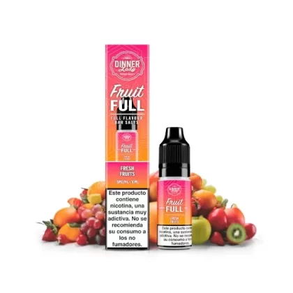 Dinner Lady Salts Fruit Full Fresh Fruits 10ml Vape Juice Mixed Fruit Blend