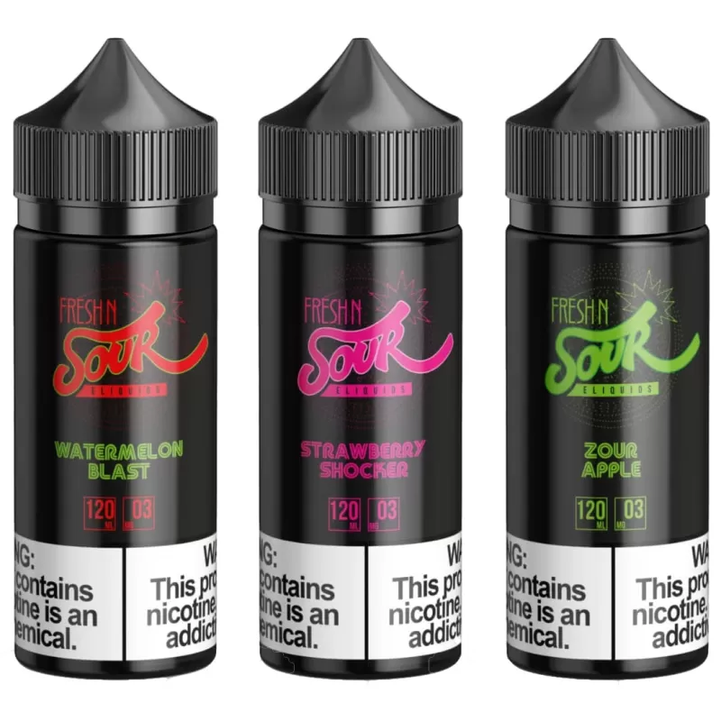 Fresh N Sour 3 Bottle Bundle - Vape Product, Vape Product