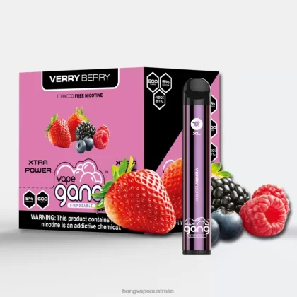 Vape Gang XL Disposable Vapes 600 puffs (Box of 10) 6006N69 Verry Berry – Vape Gang Flavors - Bangvapeaustralia