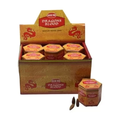 HEM Backflow Cones – Dragon’s Blood Backflow Incense 40 Cones