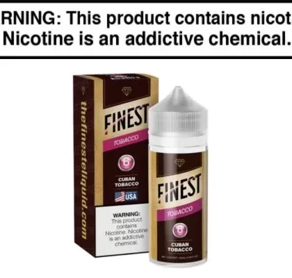 Cuban Tobacco By Finest E-Liquid Tobacco Edition 100mL - Vape Product, Vape Product