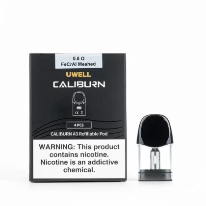 Uwell Caliburn A3 Replacement Pods – Top Fill 4-Pack