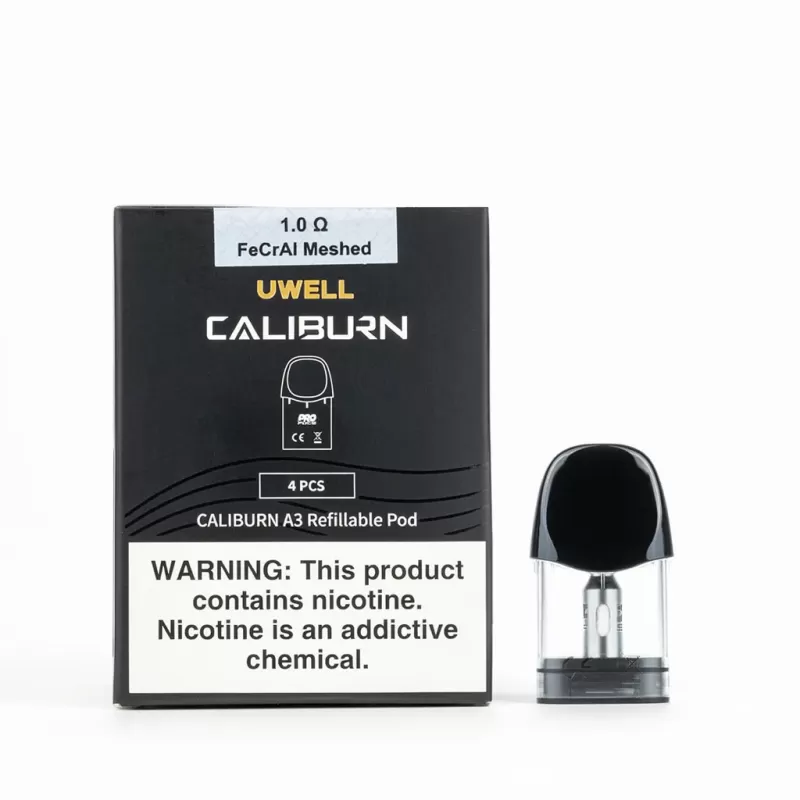Uwell Caliburn A3 Replacement Pods – Top Fill 4-Pack - Image 2